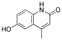 4-METHYL-6-HYDROXY-2(1H)-QUINOLINONE Struktur