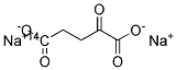 ALPHA-KETOGLUTARIC ACID-[5-14C] DISODIUM Struktur