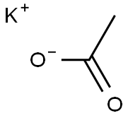 POTASSIUM ACETATE ACS REAGENT Struktur