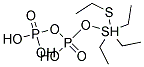 TETRAETHYLDITHIO PYROPHOSPHATE SOLUTION 100UG/ML IN HEXANE 5X1ML Struktur