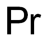 PRASEODYMIUM - 4% HNO3 250ML Struktur