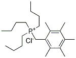 TRIBUTYL(2,3,4,5,6-PENTAMETHYLBENZYL)PHOSPHONIUM CHLORIDE, TECH Struktur