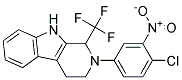 N-(4-CHLORO-3-NITROPHENYL)-1-(TRIFLUOROMETHYL)-1,3,4,9-TETRAHYDRO-2H-BETA-CARBOLINE-, TECH Struktur