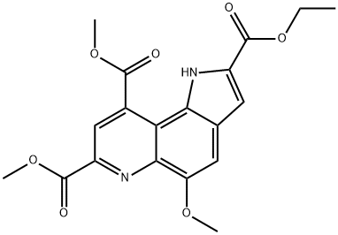 7,9-DIMETHOXYCARBONYL-2-ETHOXYCARBONYL-5-METHOXY-1H-PYRROLO-[2,3-F]QUINOLINE