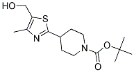 TERT-BUTYL 4-[5-(HYDROXYMETHYL)-4-METHYL-1,3-THIAZOL-2-YL]TETRAHYDRO-1(2H)-PYRIDINECARBOXYLAT Struktur