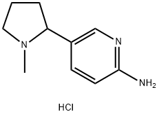 5-(1-METHYL-PYRROLIDIN-2-YL)-PYRIDIN-2-YLAMINEDIHYDROCHLORIDE Struktur