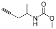 METHYL PENT-4-YN-2-YLCARBAMATE Struktur