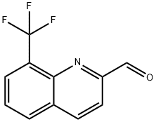 8-(TRIFLUOROMETHYL)QUINOLINE-2-CARBALDEHYDE Struktur