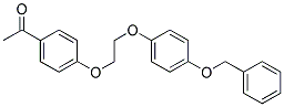 1-(4-(2-[4-(BENZYLOXY)PHENOXY]ETHOXY)PHENYL)-1-ETHANONE Struktur