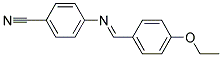 N-(4-Ethoxybenzylidene)-4-aminobenzonitrile Struktur