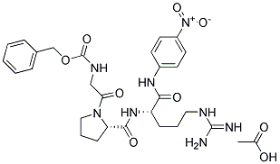 N-CBZ-glycyl-L-prolyl-L-arginine-4-nitroanilide acetate