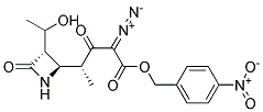 (3S,4R)-3-[(1r)-1-Hydroxyethyl]-4-[(1r)-1-Methyl-3-Diazo-3-P-Nitrobenzyloxycarbonyl-2-Oxo-Propyl]-Azetidine-2-One Struktur