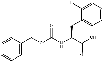 Cbz-2-Fluoro-D-Phenylalanine Struktur