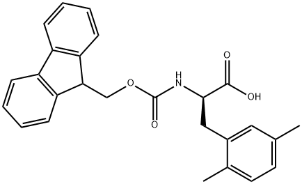 Fmoc-2,5-Dimethy-D-Phenylalanine Struktur