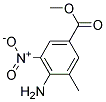 methyl 4-amino-3-methyl-5-nitrobenzoate Struktur