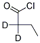 BUTYRYL-2,2-D2 CHLORIDE 98% Struktur