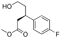 (R)-3-(4-FLUORO-PHENYL)-5-HYDROXY-PENTANOIC ACID METHYL ESTER Struktur