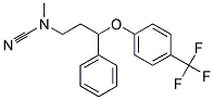 METHYL-[3-PHENYL-3-(4-TRIFLUOROMETHYL-PHENOXY)-PROPYL]-CYANAMIDE Struktur