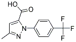 3-METHYL-1-[4-(TRIFLUOROMETHYL)PHENYL]-1H-PYRAZOLE-5-CARBOXYLIC ACID Struktur