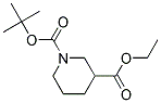 ETHYL 1-TERT-BUTOXYCARBONYL-PIPERIDINE-3-CARBOXYLATE Struktur