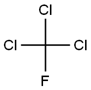 Trichlorofluormethane Struktur