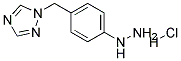 4(1H-1,2,4-Triazole-1-YlMethyl)PhenylHydrazineHydrochloride. Struktur