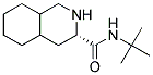 (S)-N-Tert-Butyl Decahydro-3-Isoquinolin Carboxamide Struktur