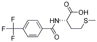 N-[4-(TRIFLUOROMETHYL)BENZOYL]-L-METHIONINE Struktur