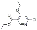 ETHYL 6-CHLORO-4-ETHOXYPYRIDINE-3-CARBOXYLATE Struktur