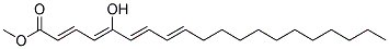 5-HYDROXYEICOSATETRAENOIC ACID METHYL ESTER Struktur