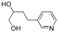 4-(3-PYRIDYL)-1,2-BUTANE DIOL Struktur