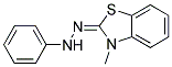 3-METHYL-2-BENZOTHIAZOLINONE PHENYLHYDRAZONE Struktur