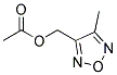 3-ACETOXYMETHYL-4-METHYLFURAZANE Struktur