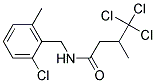 N1-(2-CHLORO-6-METHYLBENZYL)-4,4,4-TRICHLORO-3-METHYLBUTANAMIDE, TECH Struktur