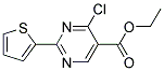 ETHYL 4-CHLORO-2-(2-THIENYL)PYRIMIDINE-5-CARBOXYLATE, TECH Struktur