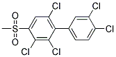 4-METHYLSULFONYL-2,3,3',4',6-PENTACHLOROBIPHENYL Struktur