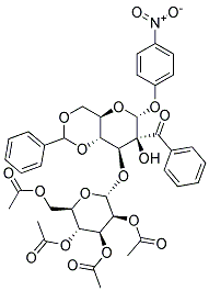 4-NITROPHENYL 2-BENZOYL-4,6-O-BENZYLIDENE-3-O-(2',3',4',6'-TETRA-O-ACETYL-A-D-MANNOPYRANOSYL)-A-D-MANNOPYRANOSIDE Struktur