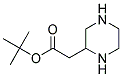 TERT-BUTYL 2-PIPERAZINEACETATE Struktur