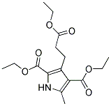 DIETHYL 3-(2-ETHOXY-CARBONYLETHYL)-5-METHYLPYRROLE-2,4-DICARBOXYLAT Struktur