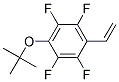 4-(T-BUTOXY)-2,3,5,6-TETRAFLUOROSTYREN Struktur