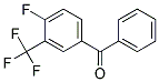 4-FLUORO-3-(TRIFLUOROMETHYL)BENZOPHENON Struktur