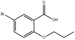 5-BROMO-2-PROPOXYBENZOIC ACID Struktur