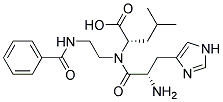 HIPPURYL-L-HISTIDYL-L-LEUCIN Struktur