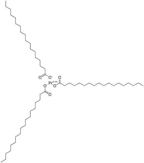 praseodymium(3+) stearate Struktur