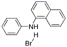 N-Phenyl-1-naphtylamine hydrobromide  Struktur