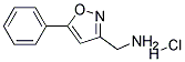 C-(5-Phenyl-isoxazol-3-yl)-methylamine HYDROCHLORIDE Struktur