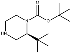 (S)-1-Boc-2-Tert-Butyl-Piperazine Struktur