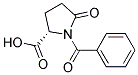 N-Benzoyl-L-Pyroglutamic Acid Struktur