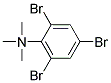 N,N,N-Trimethyl-2,4,6-Tribromo-Aniline Struktur