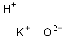 Potassium Hydrooxide Pellets pharma grade Struktur